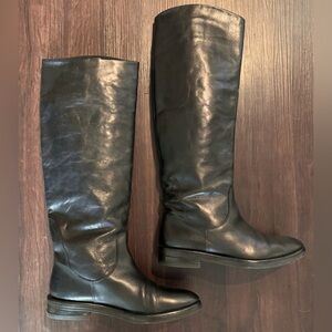 Roberto Del Carlo women’s Italian black boots, size 38